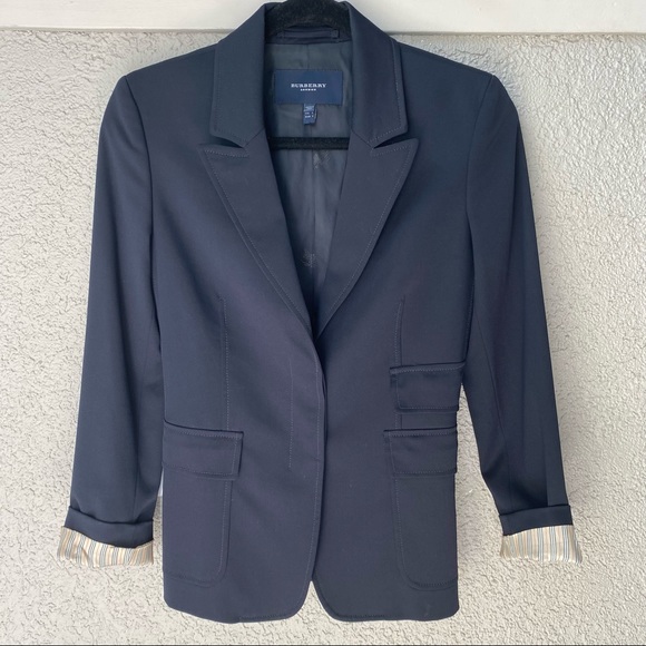 Burberry Wool Tailored Blazer Jacket - Picture 3 of 16